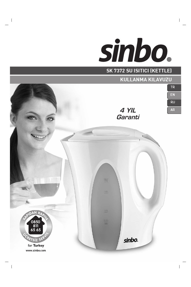 Sinbo SK 7372 User manual