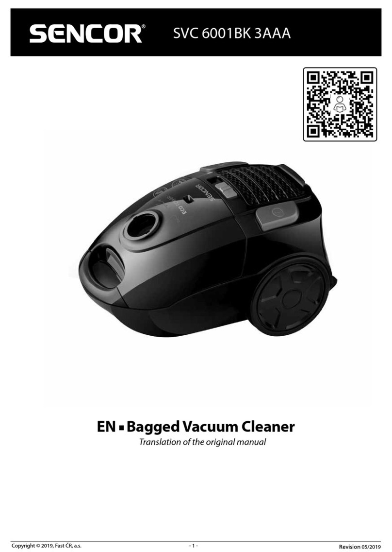 Sencor SVC 6001BK 3AAA Translation of the original manual