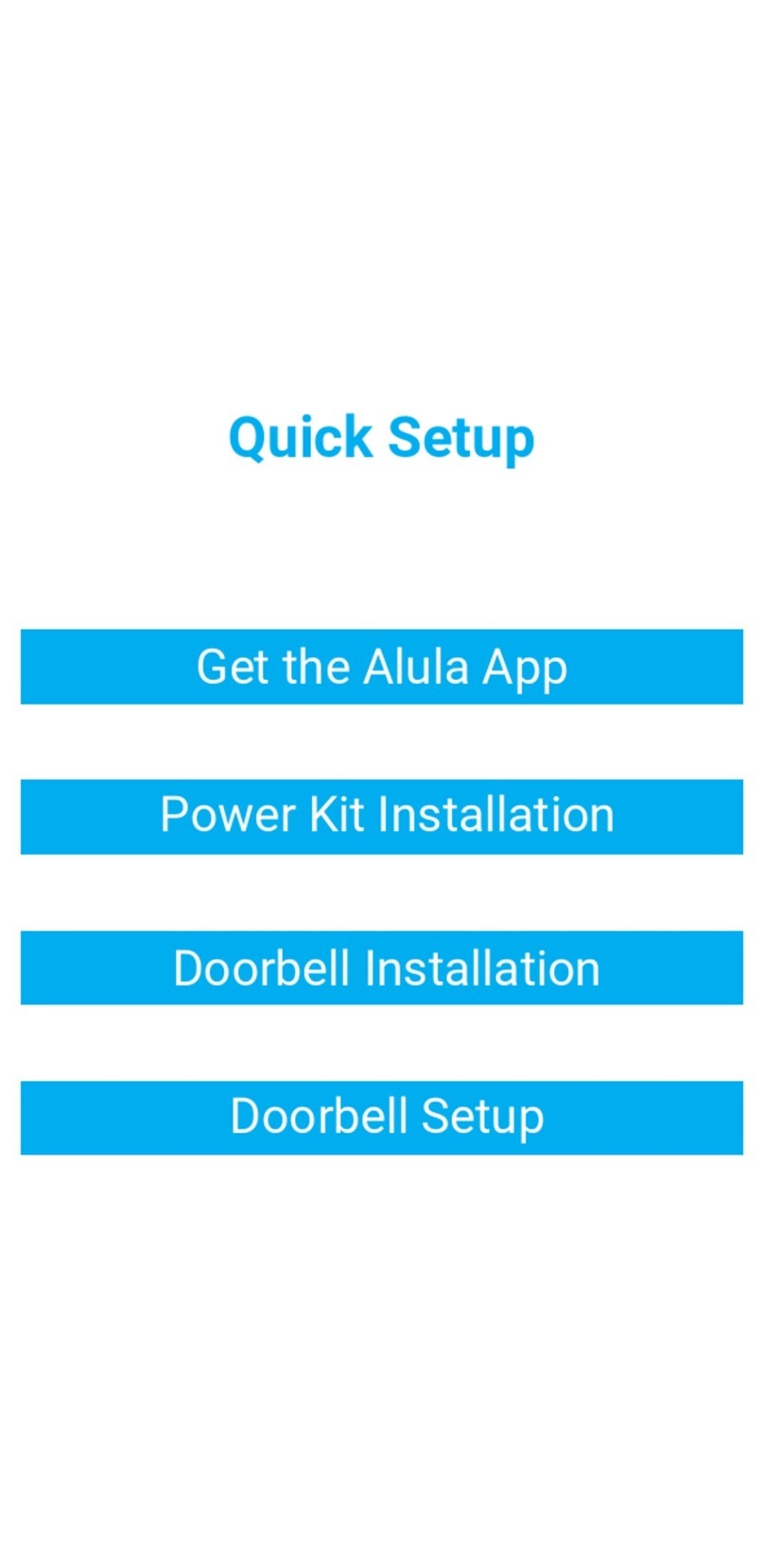 Alula CAM-DB-H2S-AI Quick setup