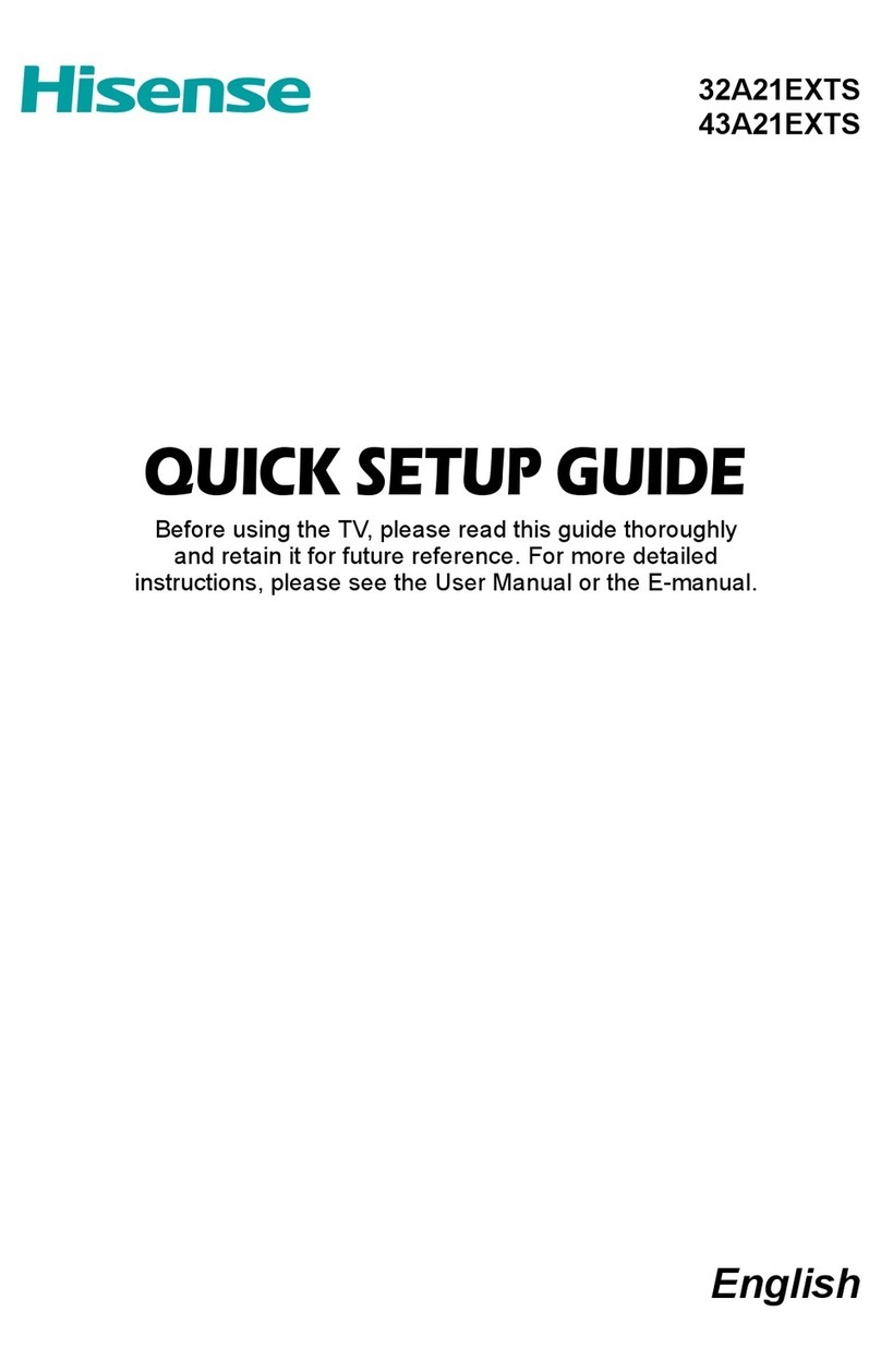 Hisense 32A21EXTS User manual