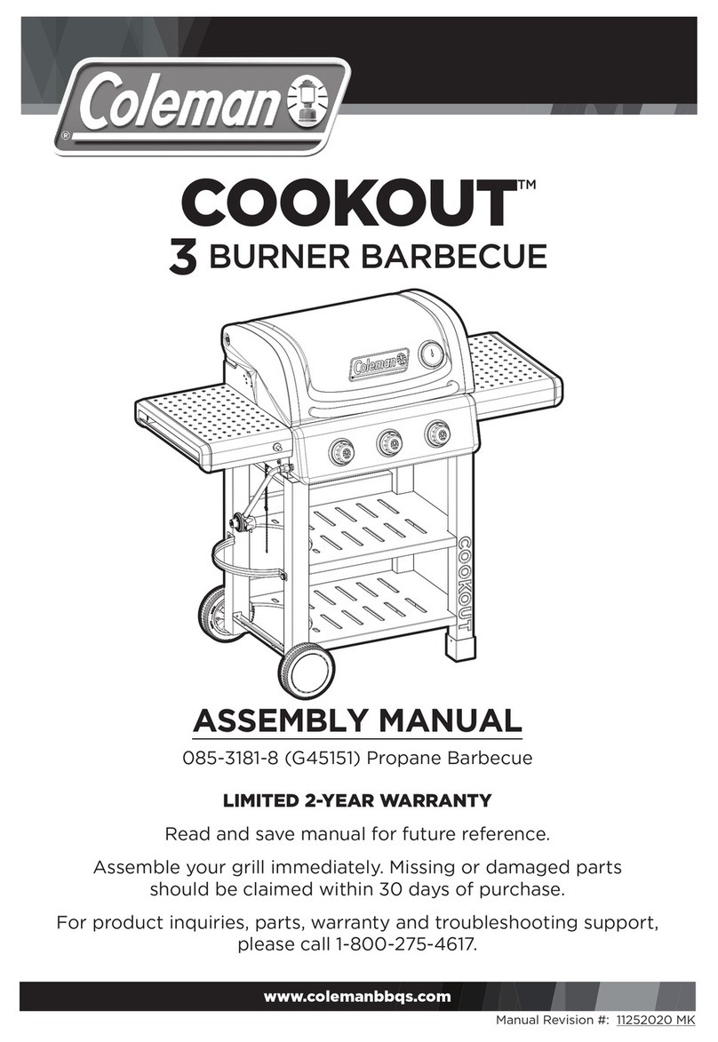 Coleman COOKOUT G45151 User manual Coleman COOKOUT G45151 User manual
