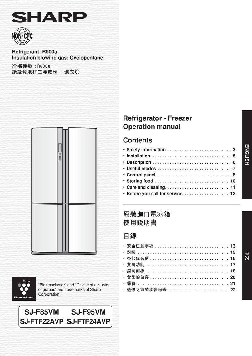 Sharp SJ-F85VM User manual