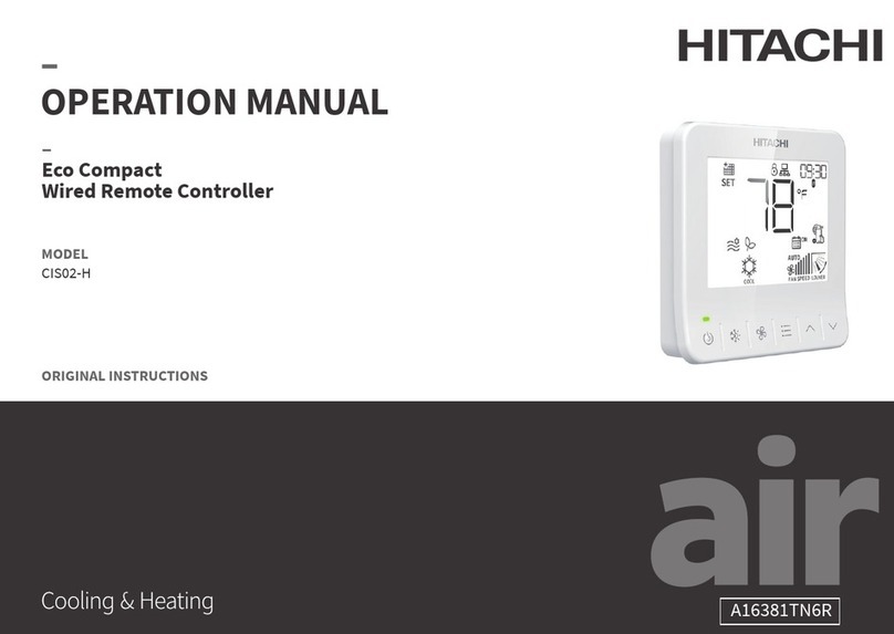 Hitachi CIS02-H Operation manual