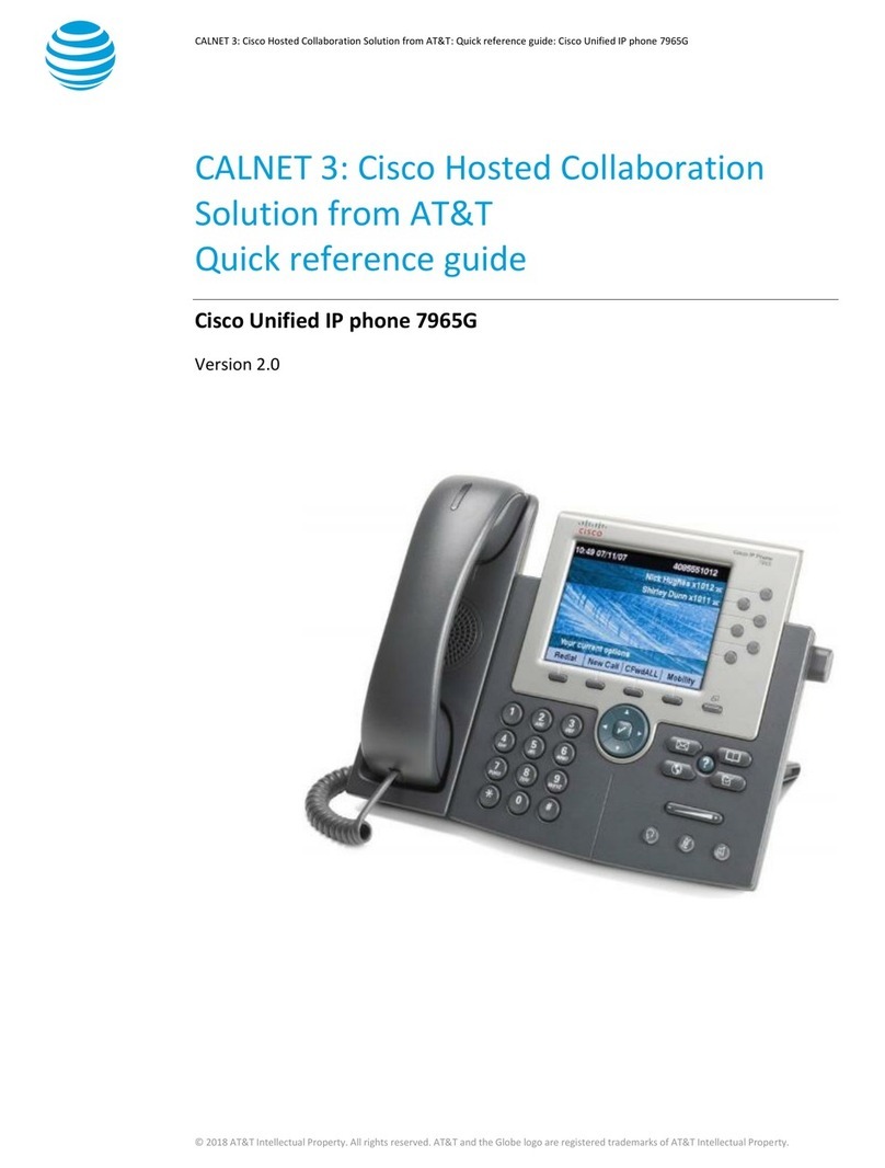 Cisco 7965G - Unified IP Phone VoIP Quick reference guide