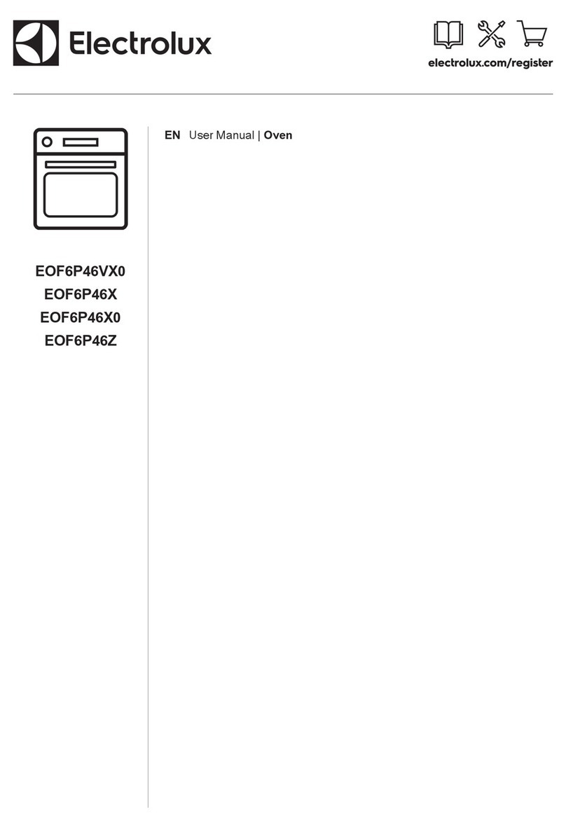 Electrolux EOF6P46VX0 user manual