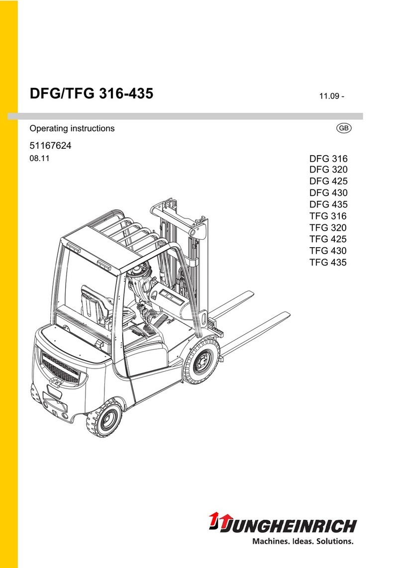 Jungheinrich DFG 435 operating instructions