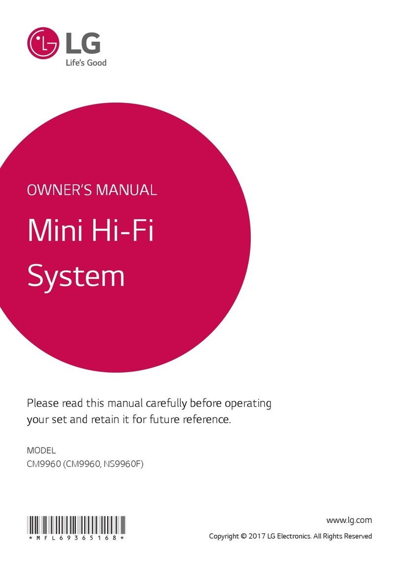 LG NS9960F User manual