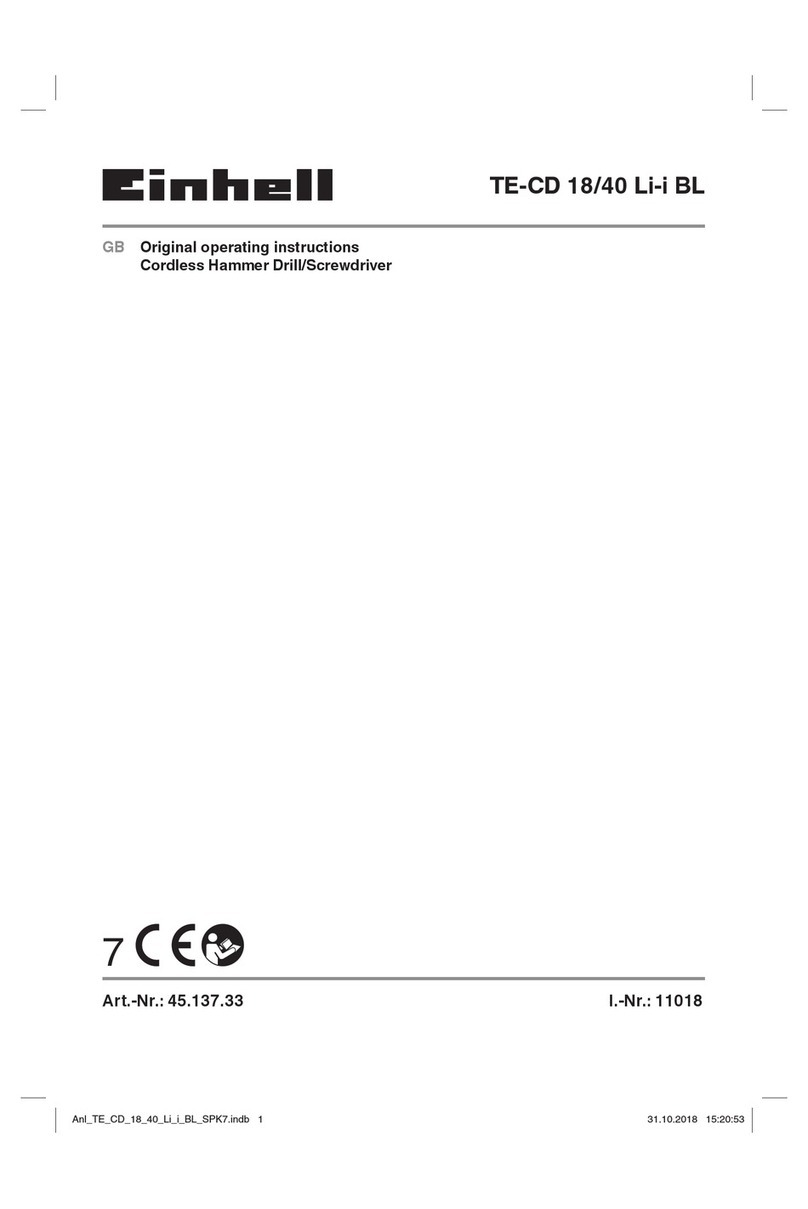 EINHELL 45.137.33 Original operating instructions