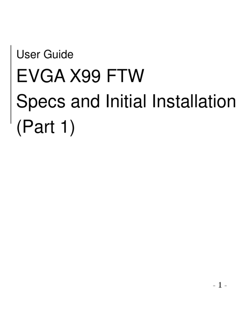 EVGA X99 FTW User manual EVGA X99 FTW User manual