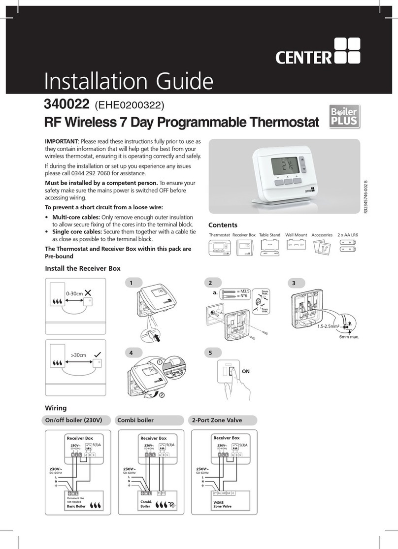 Center 340022 installation guide