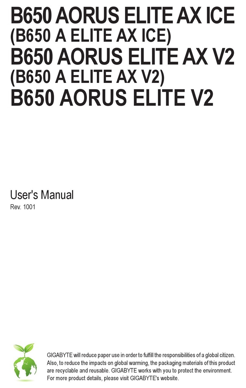 Gigabyte B650 A ELITE AX ICE user manual