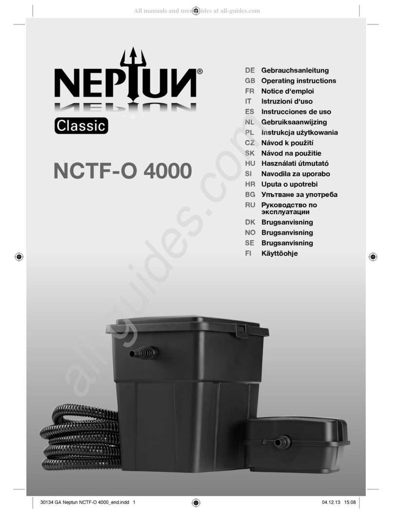 NEPTUN classic NCTF-O 4000 operating instructions NEPTUN classic NCTF-O 4000 operating instructions