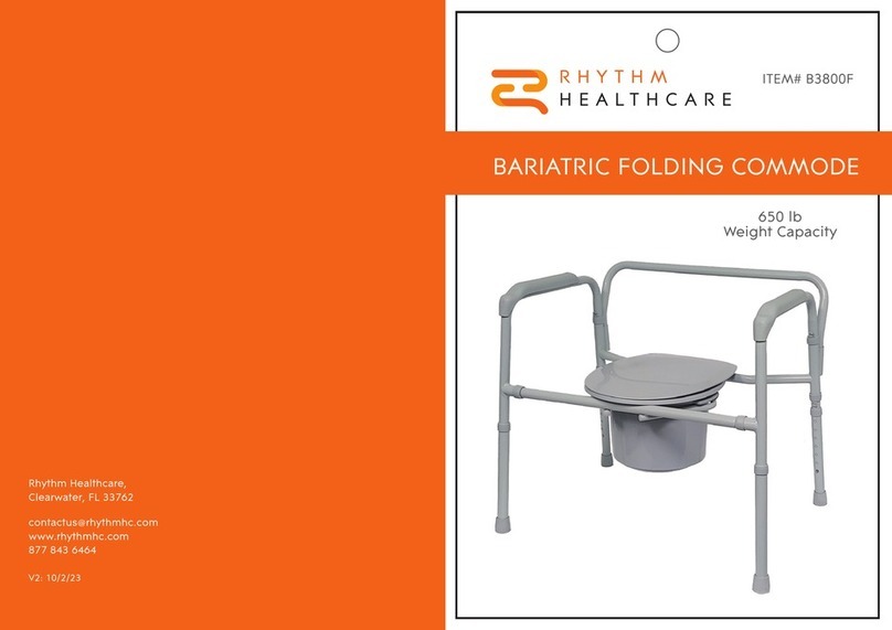 Rhythm Healthcare B3800F quick start guide