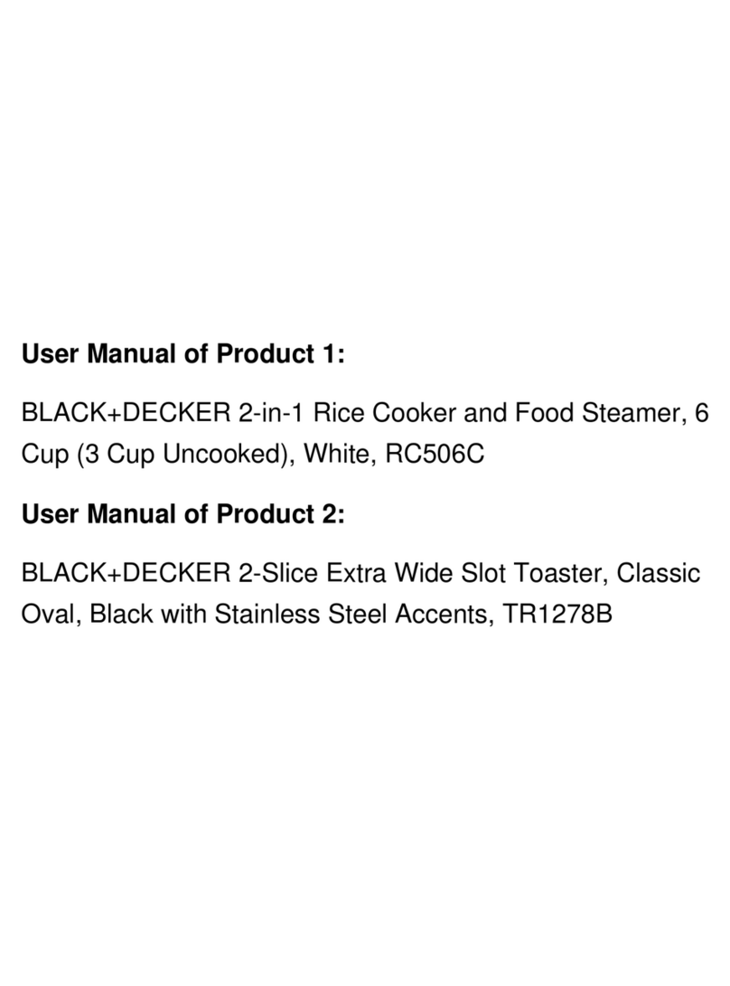 Black & Decker RC506C User manual