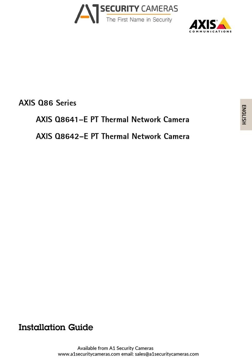 Axis Q8641-E PT User manual