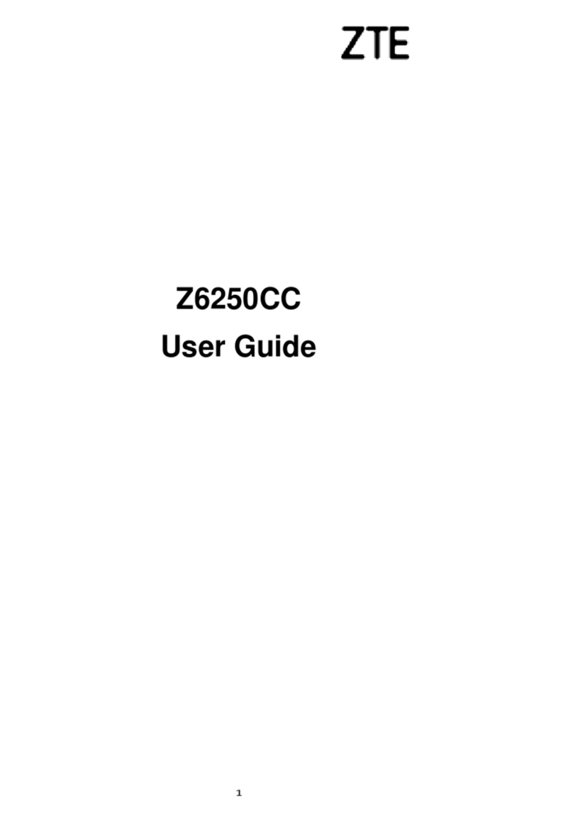 Zte Z6250CC User manual