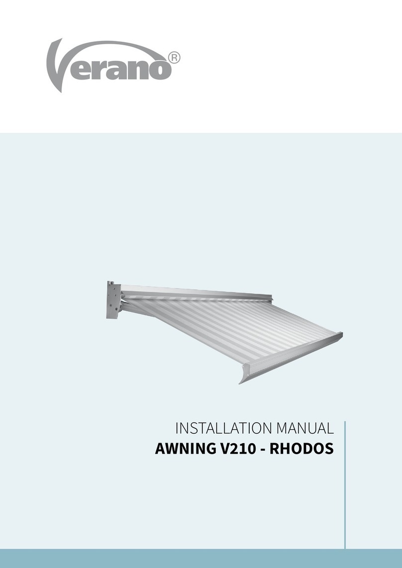 Verano V210-RHODOS installation manual Verano V210-RHODOS installation manual