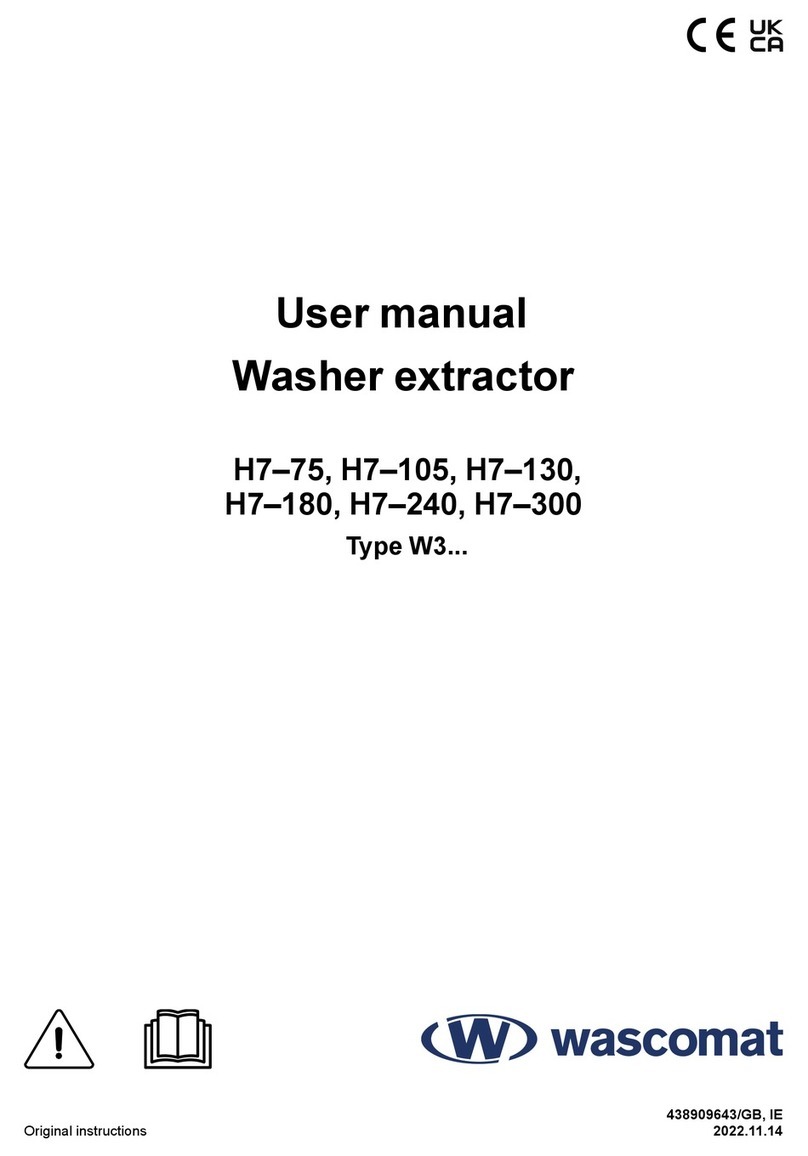 Wascomat H7-75 User manual