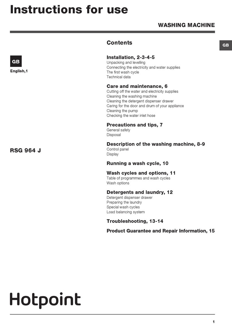 Hotpoint RSG 964 J Instructions for use