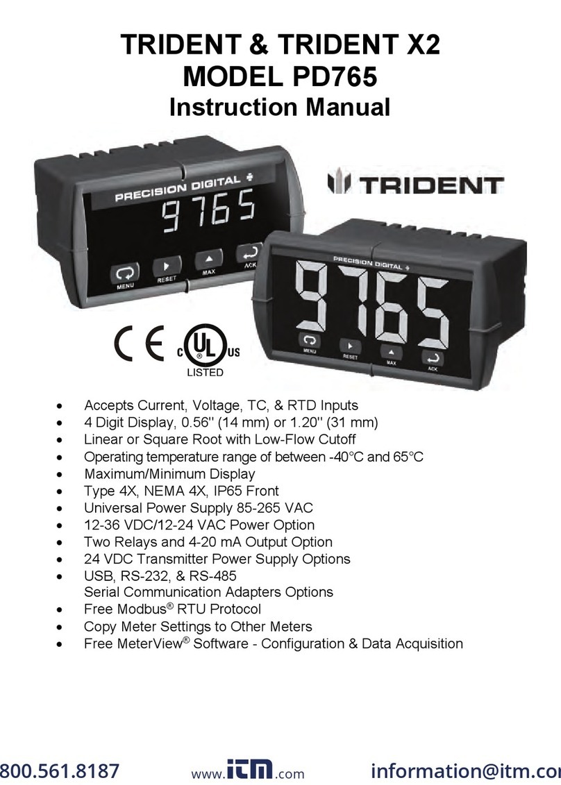 Trident PD765 instruction manual