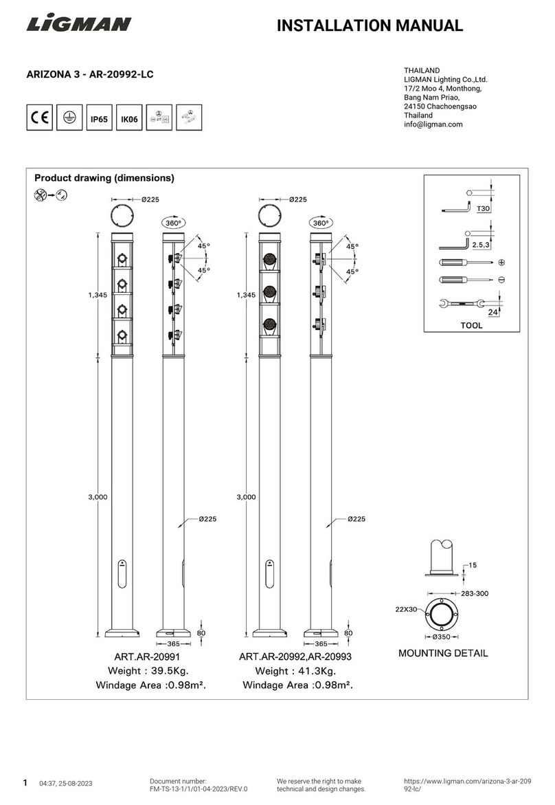 LIGMAN AR-20992-LC installation manual