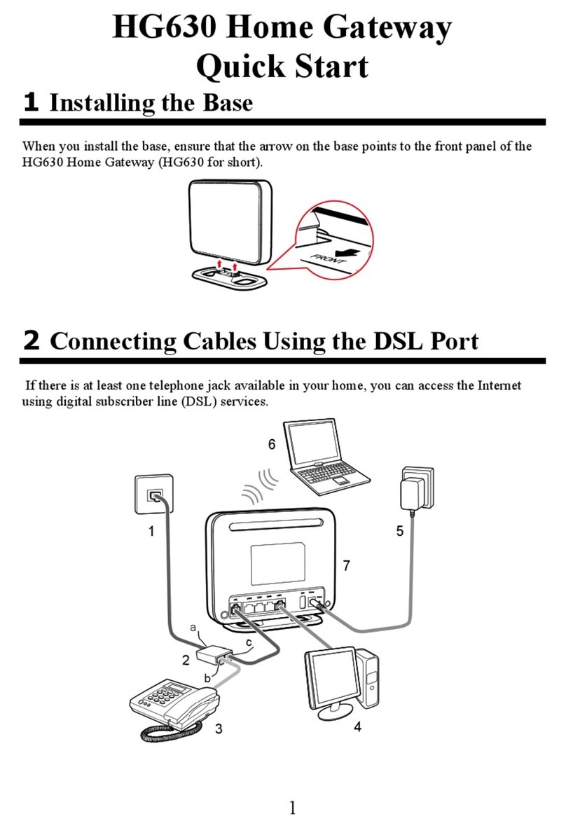 Huawei HG630 User manual