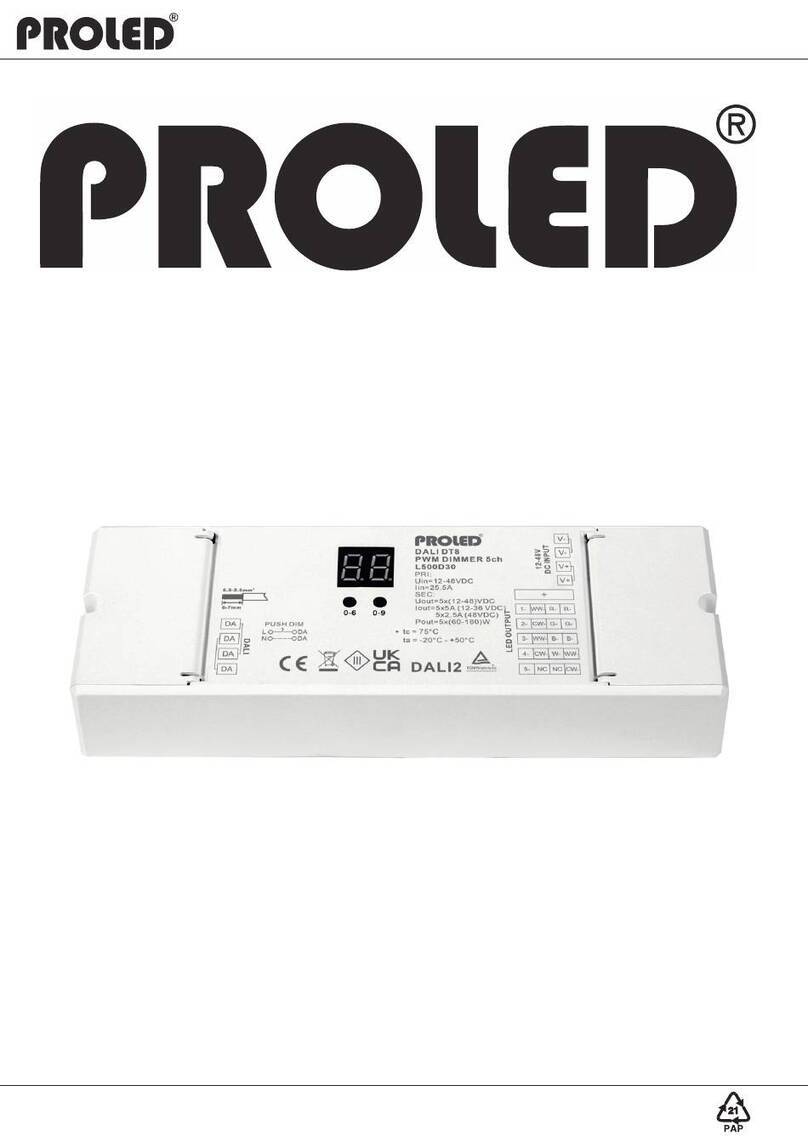 PROLED L500D30 User manual