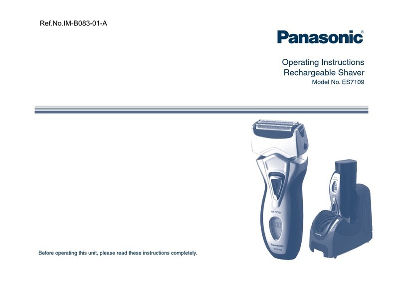 Panasonic ES-7109 User manual