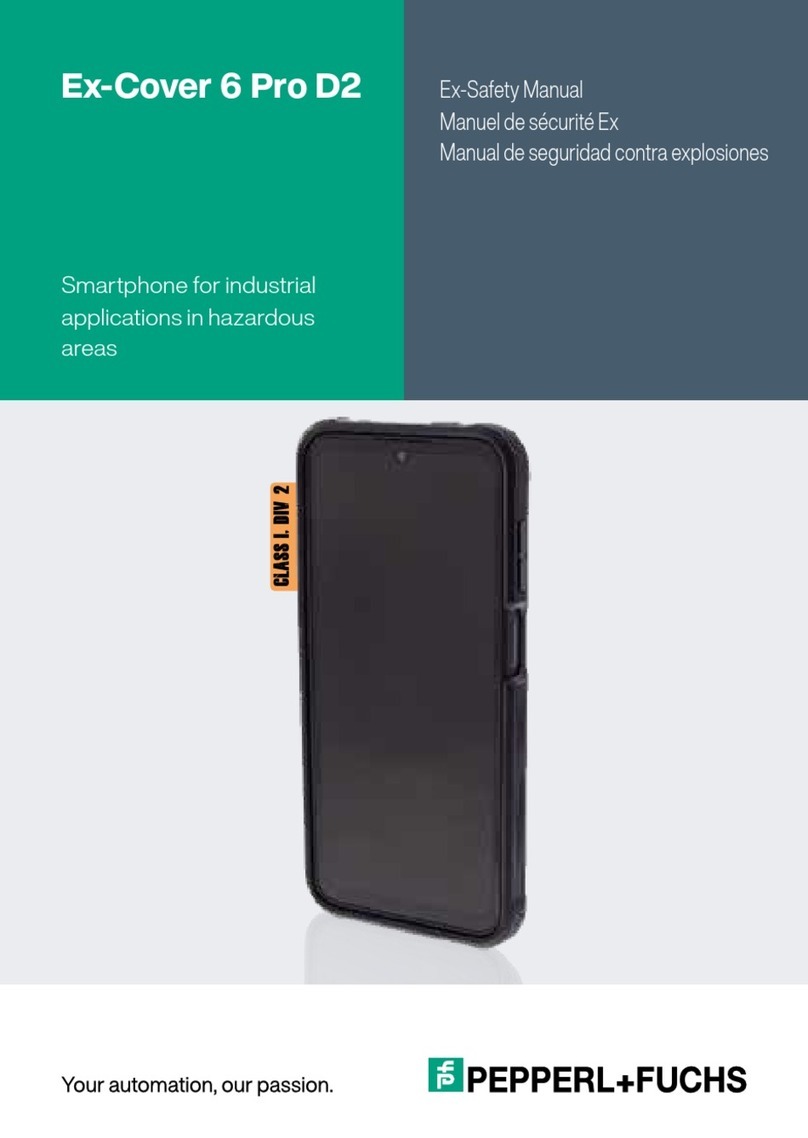 Pepperl+Fuchs Ex-Cover 6 Pro D2 User guide
