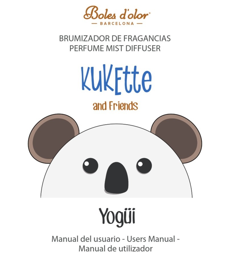 Boles d'olor kukette Yogui user manual