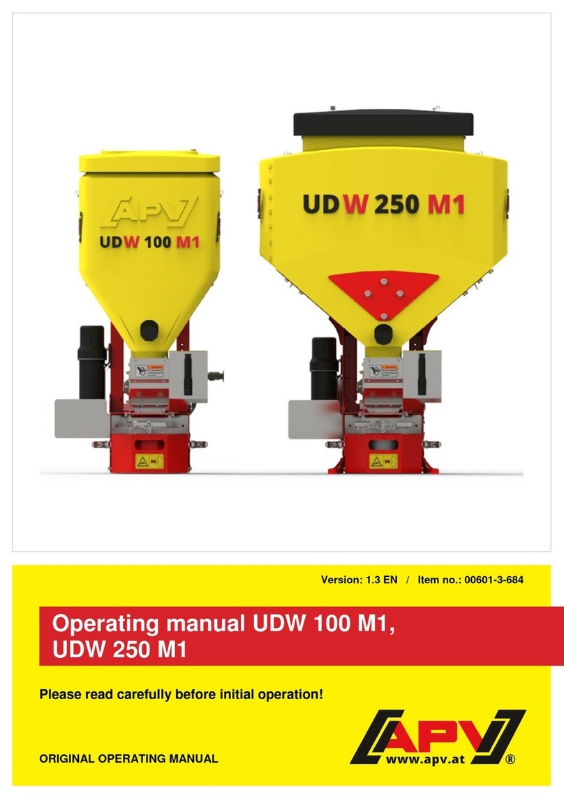 APV UDW 100 M1 User manual