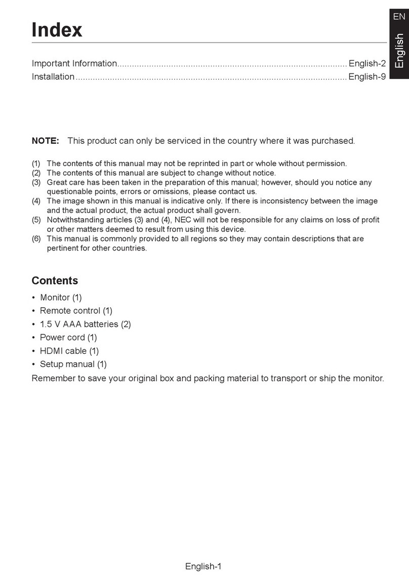 NEC E658 User guide