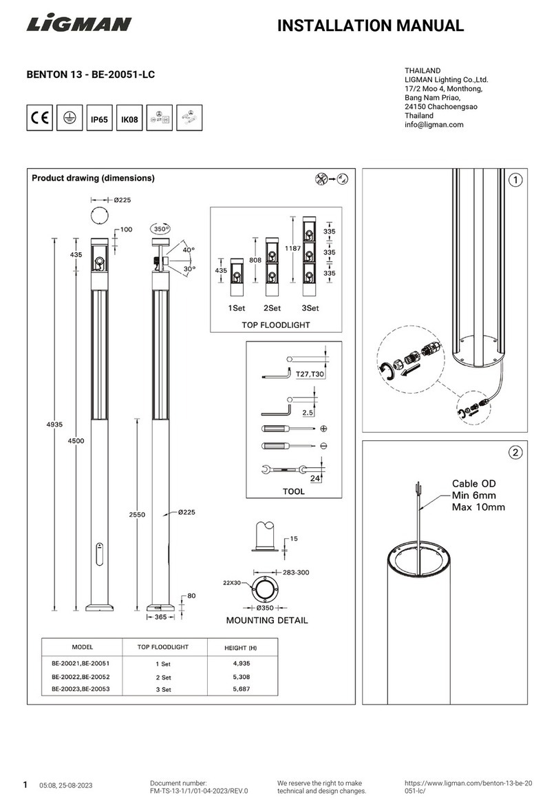 LIGMAN BE-20051-LC User manual