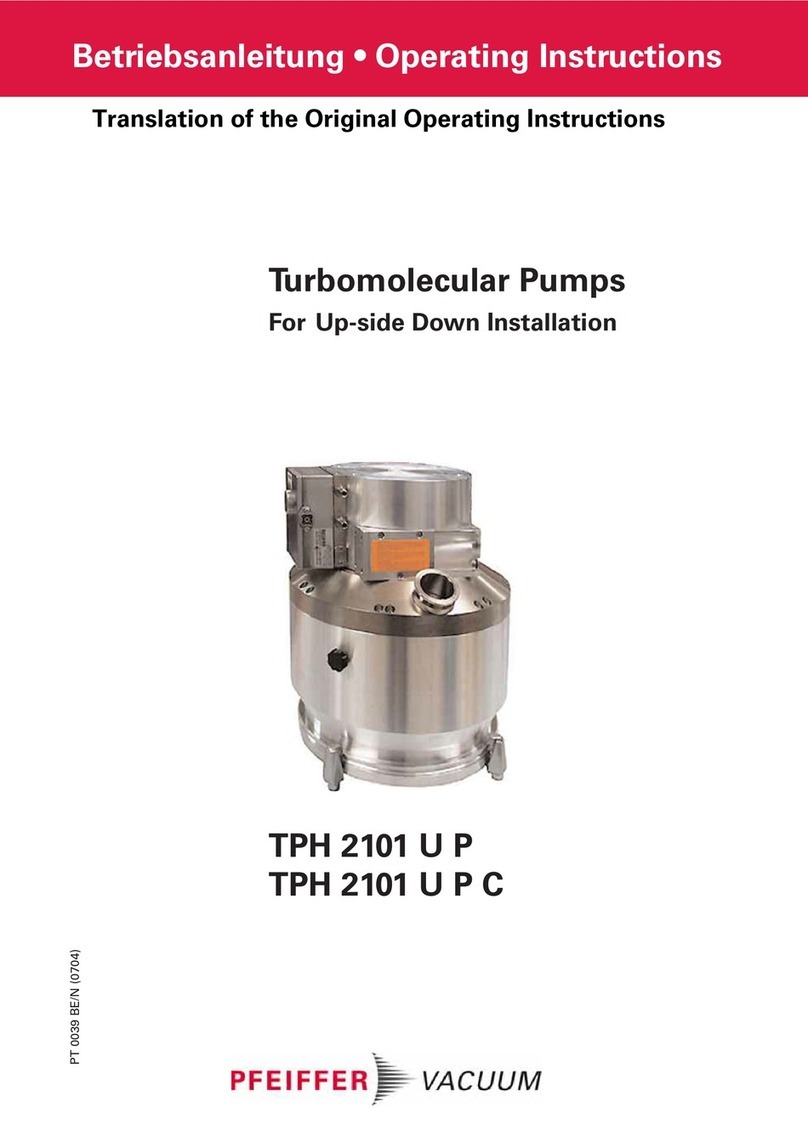 Pfeiffer Vacuum TPH 2101 U P manual