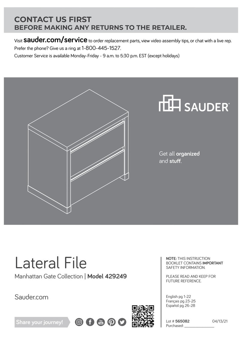 Sauder Manhattan Gate 429249 User manual