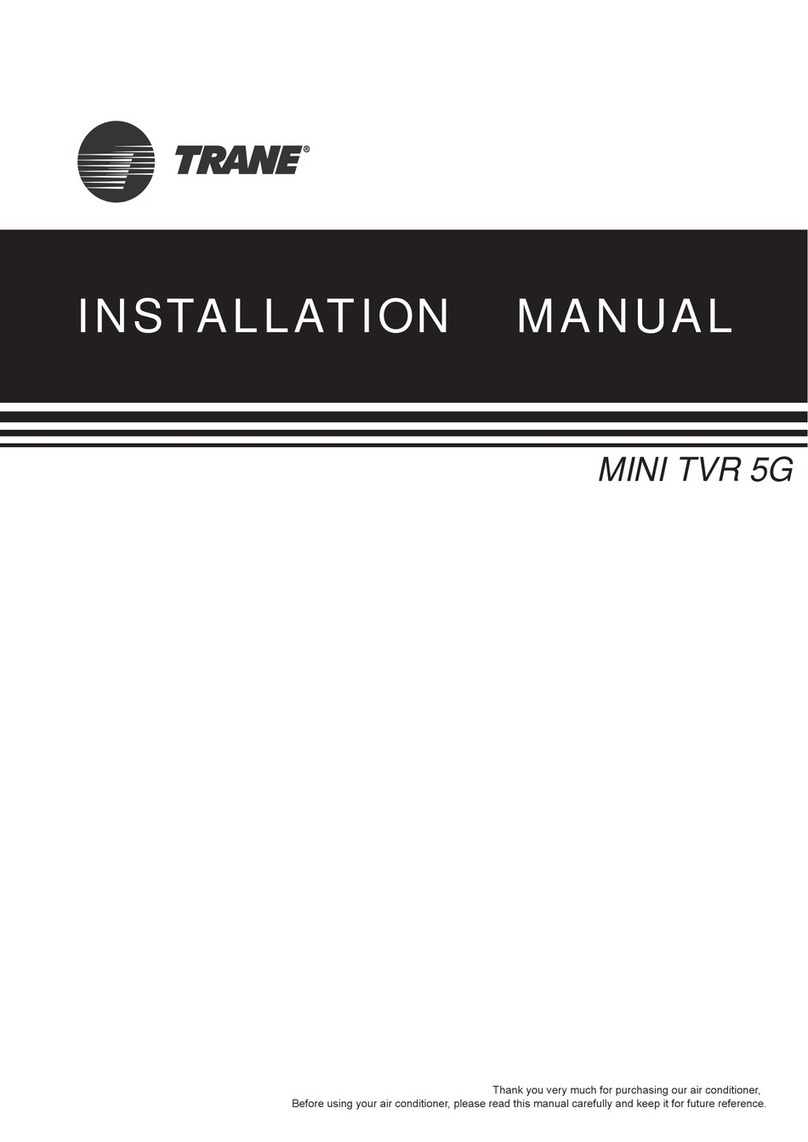 Trane TVR 5G User manual