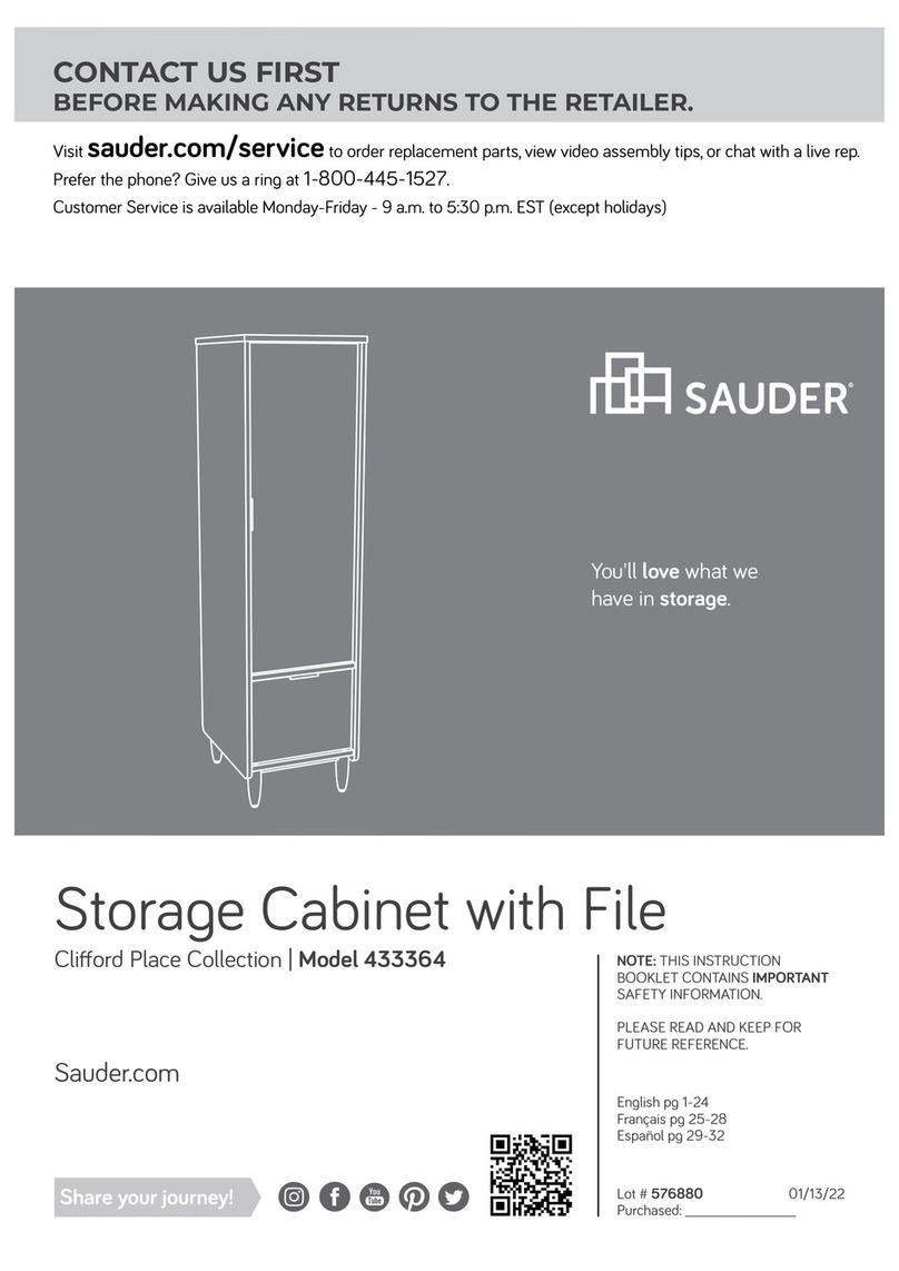 Sauder Clifford Place 433364 manual