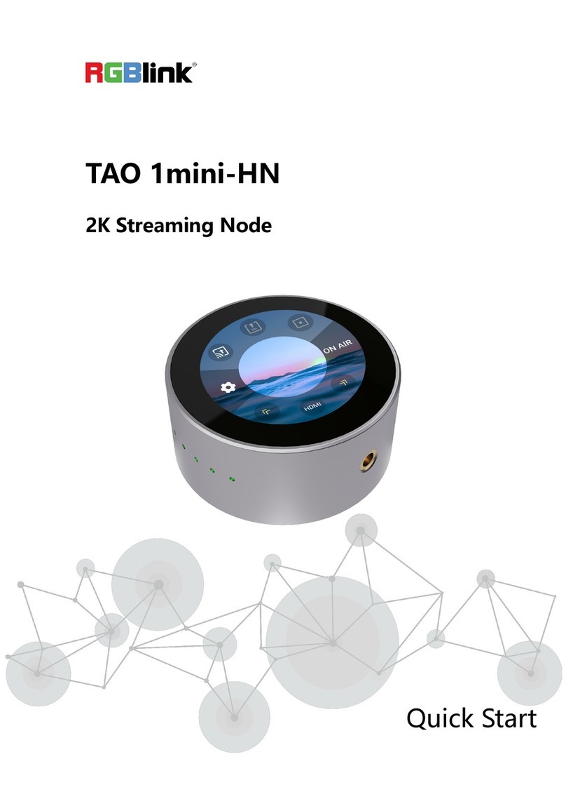 RGBlink TAO 1mini-HN User manual