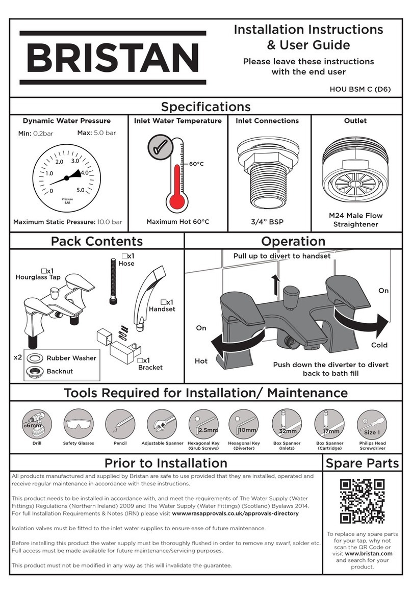 Bristan HOU BSM C Wiring diagram