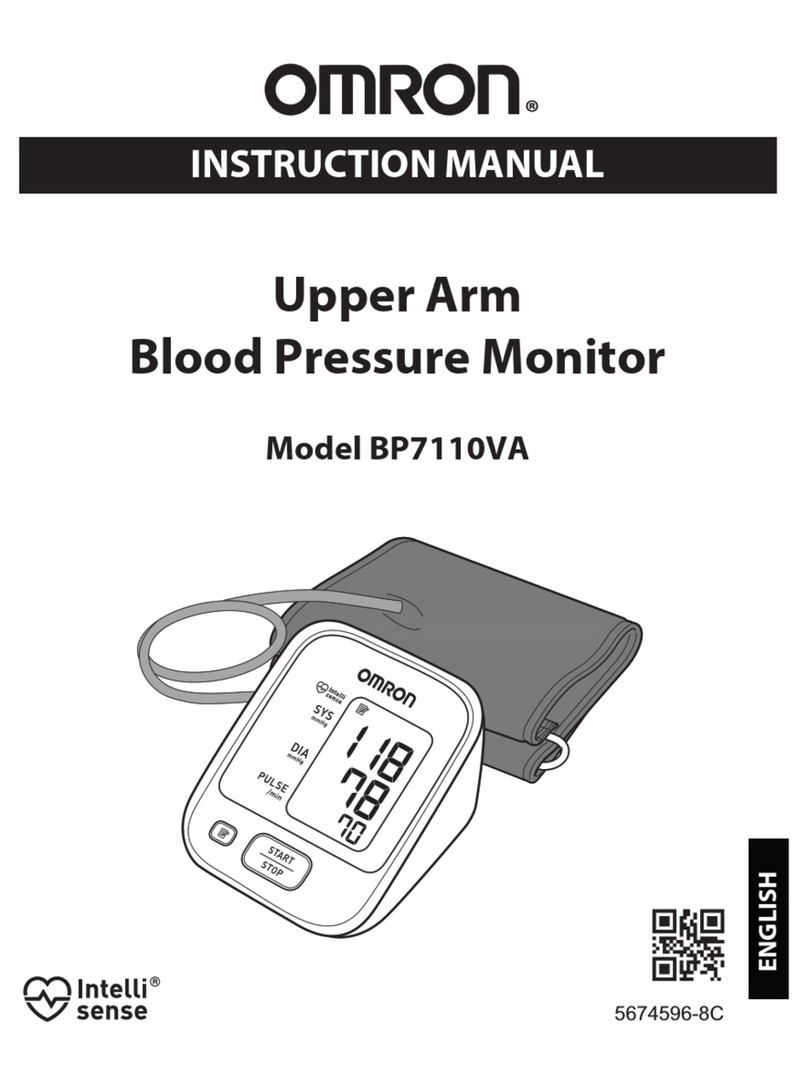 Omron BP7110VA User manual Omron BP7110VA User manual