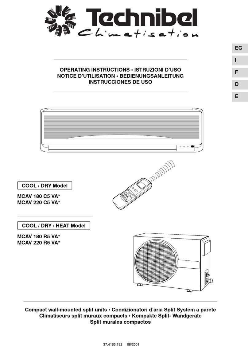 Technibel Climatisation MCAV 180 C5 VA User manual