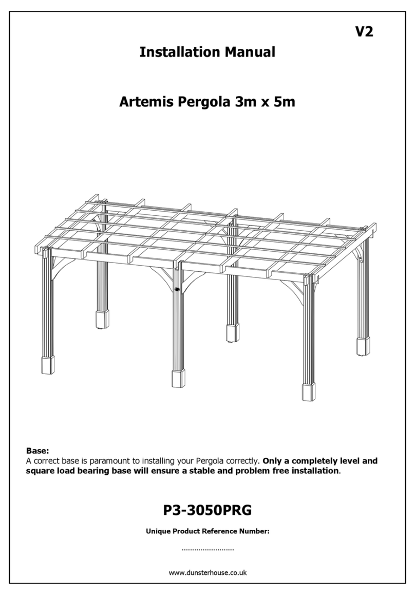 Dunster House Artemis P3-3050PRG installation manual