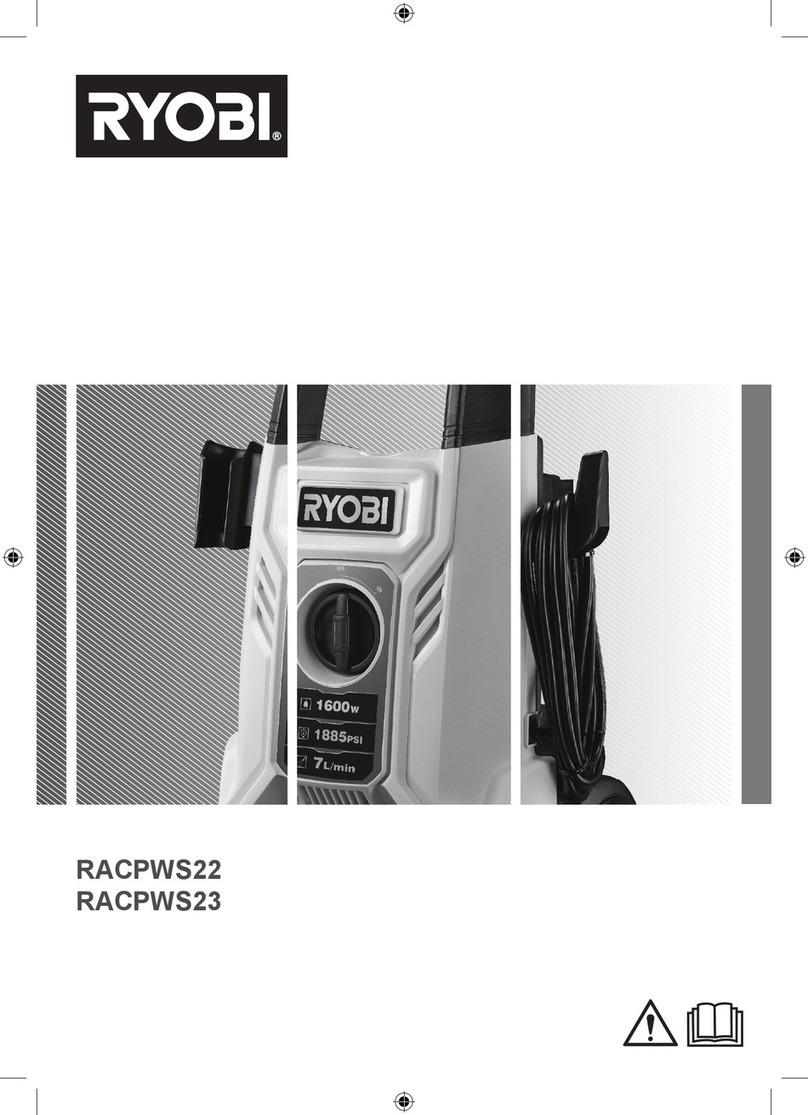 Ryobi RACPWS22 User manual