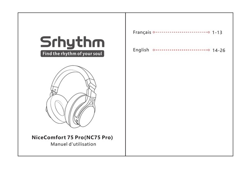 Srhythm NiceComfort 75 user manual