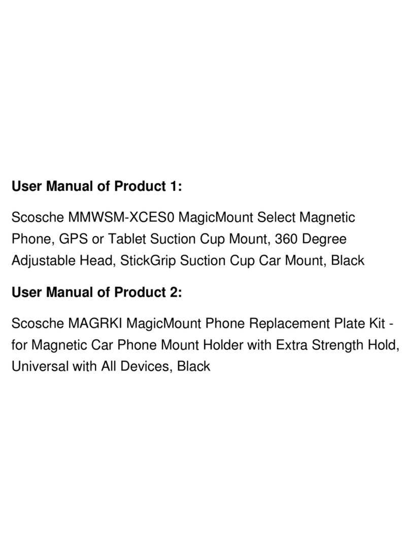 Scosche MMWSM-XCES0 User manual