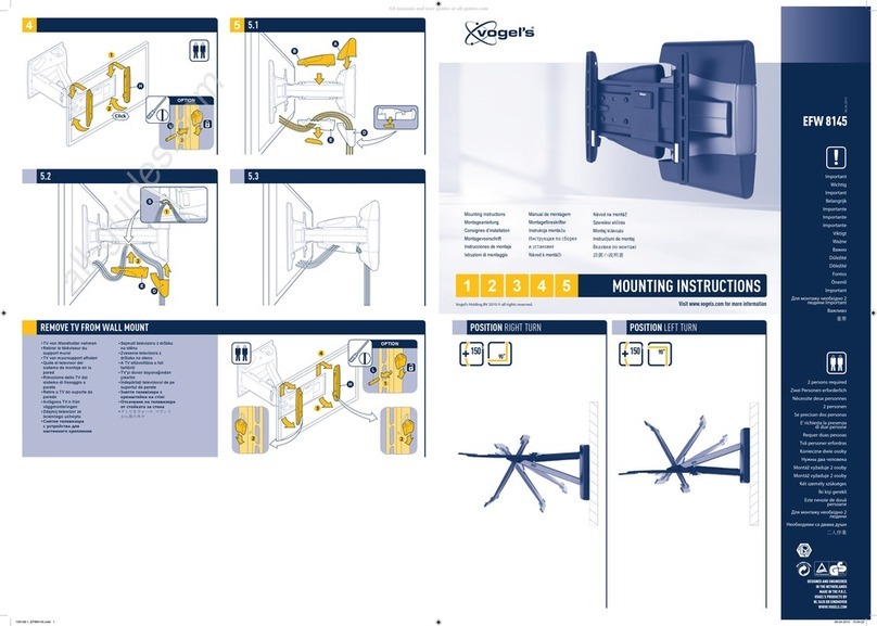 VOGELS EFW 8145 Mounting instructions