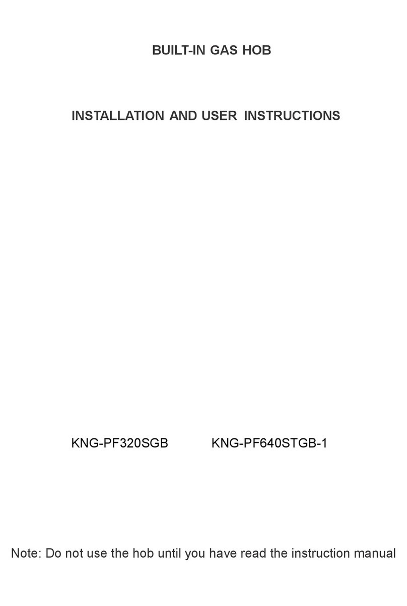 CORBERO KNG-PF320SGB Installation and user instructions