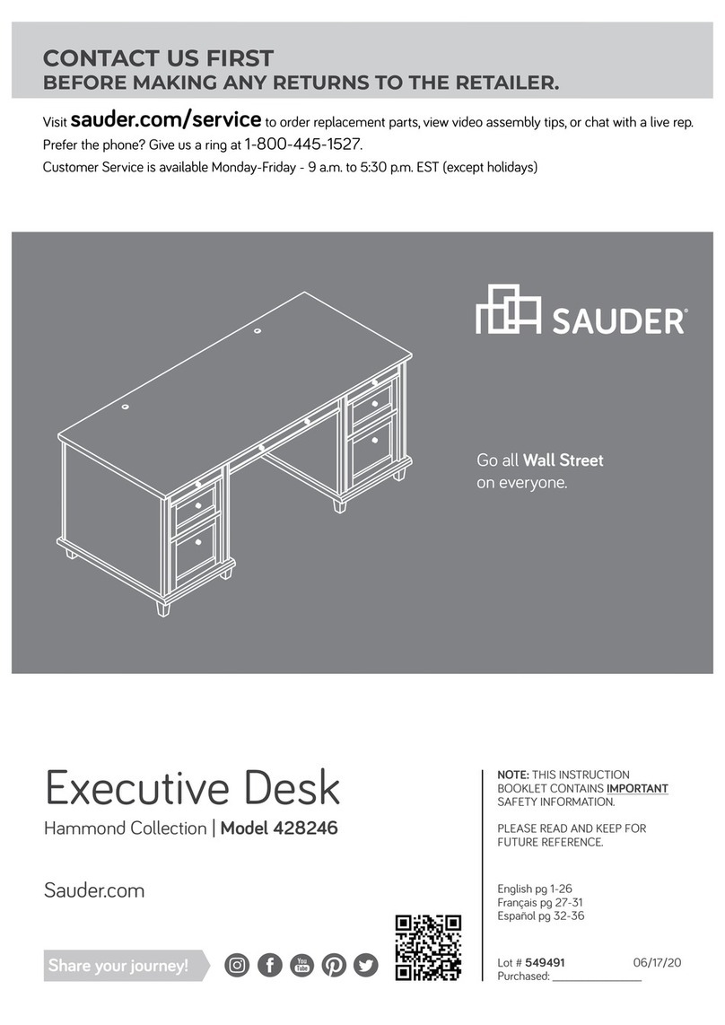 Sauder Hammond 428246 User manual
