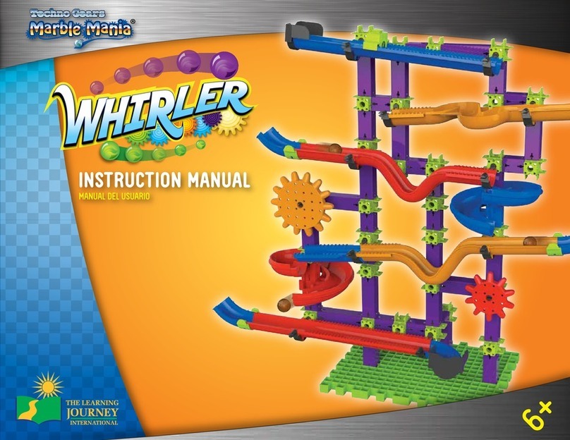 The Learning Journey Techno Gears Marble Mania Whirler User manual
