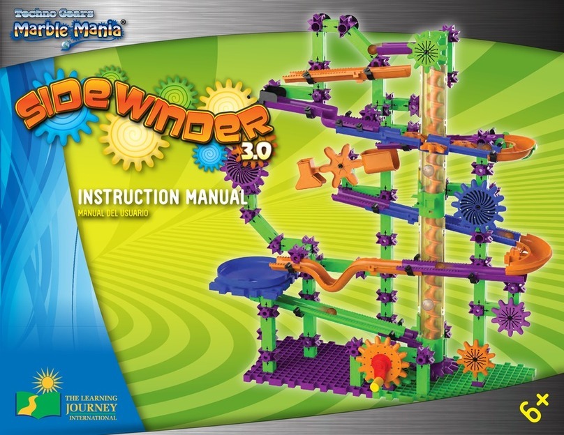 The Learning Journey Techno Gears Marble Mania SIDEWINDER 3.0 instruction manual